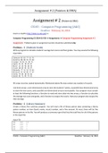 CS103 – Computer Programming