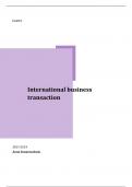 International business transaction (14/20)