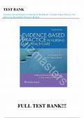 Test Bank - for Evidence-Based Practice in Nursing & Healthcare A Guide to Best Practice 4th Edition by Bernadette Mazurek Melnyk, All Chapters | Complete Guide A+