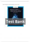 Test Bank for Anatomy and Physiology, 1st Edition Elizabeth Co Chapter 2-27 | complete