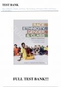 Test Bank - for Race, Ethnicity, Gender, and Class: The Sociology of Group Conflict and Change Ninth Edition by Joseph F. Healey, All Chapters | Complete Guide A+