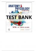 Test Bank for Anatomy and Physiology, 11th Edition by Patton 20234| All Chapters Covered (1-48)