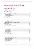 Summary General Medicine course