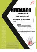 HRD4801 assignment 5 2024 (Full reference)