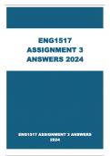 ENG1517 ASSIGNMENT 3 ANSWERS 2024