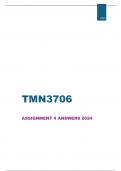 TMN3706 ASSIGNMENT 4 ANSWERS 2024