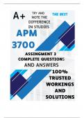 APM3700 Assignment 3 (COMPLETE ANSWERS) 2024 - DUE 28 August 2024