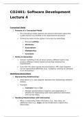 CO2401 Software Development Lecture 4 Notes