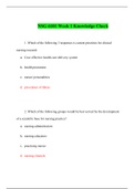 NSG 6101 WEEK 1 QUIZ, NSG 6101 WEEK 2 QUIZ, NSG 6101 WEEK 3 QUIZ, NSG 6101 WEEK 4 QUIZ, NSG 6101 WEEK 5 QUIZ, NSG 6101 WEEK 6 QUIZ, NSG 6101 WEEK 8 QUIZ, NSG 6101 WEEK 9 QUIZ, NSG 6101 WEEK 10 QUIZ (KNOWLEDGE CHECK QUIZ) (LATEST): SOUTH UNIVERSITY 