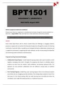 BPT1501 Assignment 3 [Semester 2] 2024 - Due August 2024