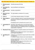 WILKES NSG 526 Exam 3 with Verified Answers Graded A+