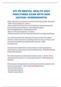 ATI PN MENTAL HEALTH 2023  PROCTORED EXAM WITH NGN  (ACTUAL SCREENSHOTS)