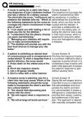 ATI MED SURG PROCTORED PRACTICE C 2024-2025 EXAM ALL 70 QUESTIONS AND CORRECT DETAIED ANSWERS WITH RATIONALES (VERIFIED ANSWERS) 