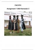 FAC3701 Assignment 1 (COMPLETE ANSWERS) Semester 2 2024 - DUE 23 August 2024