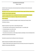 Chamberlain College of Nursing - MEDICAL SU NR 325 Gero Final Study Guide (Latest 2021) 100% Correct Study Guide, Download to Score A