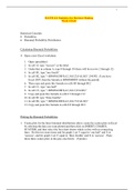 MATH 221 Statistics for Decision Making Week 4 iLab | Already Graded A+ | Chamberlain College of Nursing