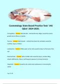 Cosmetology State Board Practice Test/ 146 Q&A/ 2024-2025.  Corrugations - Answer: Nail disorder - Horizontal wavy ridges caused by uneven growth due to illness or injuries.  Furrows - Answer: Nail disorder - vertical lines down the nail plate caused by n