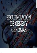 secuenciación de genes y genomas 