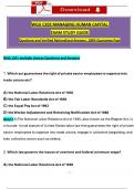 WGU C202 Managing Human Capital Exam Study Guide Questions and Verified Rationalized Answers (2024 / 2025) 100% Guarantee Pass