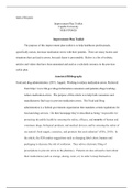 nhsfpx4020  assessment4 1.docx  NHS-FPX4020  Improvement Plan Toolkit  Capella University  NHS-FPX4020  Improvement Plan Toolkit  The purpose of this improvement plan toolkit is to help healthcare professionals, specifically nurses, decrease medication er