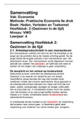 Geweldige samenvatting Economie Heden, Verleden en Toekomst hoofdstuk 2 VWO4 inclusief alle begrippen!!!