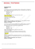 BIO352_TESTBANK | Snustad Practice Quiz | RATED A+