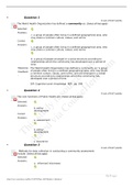 NURS 4465 / NURS 4465 MODULE 1 QUIZ 1