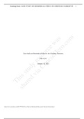 PHI 413V Topic 3 Assignment; Case Study on Biomedical Ethics in the Christian Narrative Applying the Four Principles: Case Study.