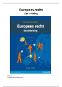 Samenvatting Europees recht een inleiding