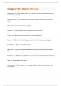 Chapter 20- Mader Biology (Questions & Answers) Rated 100%