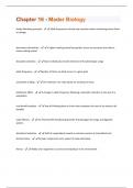 Chapter 16 - Mader Biology Questions with 100 % correct Answers | Verified | A+