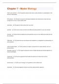 Chapter 7 - Mader Biology Questions With Answers Graded A+ Assured Success