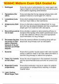 NU664C Midterm Exam Q&A Graded A+