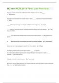 UConn MCB 2610 Final Lab Practical (Questions & Answers) Rated 100%