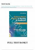 Test Bank - for Evidence-Based Practice in Nursing & Healthcare: A Guide to Best Practice Fifth Edition by Bernadette Mazurek Melnyk, All Chapters | Complete Guide A+