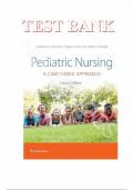 Test Bank - for Pediatric Nursing A Case-Based Approach Second Edition by Gannon Tagher, Lisa Knapp, All Chapters | Complete Guide A+