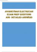 Journeyman electrician exam prep questions and detailed answers