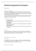 Maatschappijwetenschappen (seneca) Havo - deel 1 Hoofdstuk 1 t/m 5