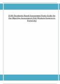 D184 Standards-Based Assessment Study Guide for the Objective Assessment (OA) Western Governors University