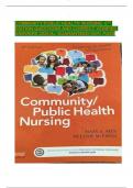 COMMUNITY/PUBLIC HEALTH NURSING 6TH EDITION QUESTIONS AND CORRECT VERIFIED ANSWERS 2025|A+ GUARANTEED|100% PASS