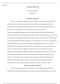 Amy Assignment Report III.doc  MHA/507  Assignment: Report III  University of Phoenix   MHA/507  Assignment: Report III  Data, on a viral pandemic affecting thousands of people, continue to be collected and further analyzed from the 51 cities in the Unite