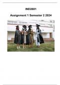 IND2601 Assignment 1 (COMPLETE QUESTIONS & ANSWERS) Semester 2 2024