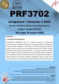 PRF3702 Assignment 1 (COMPLETE ANSWERS) Semester 2 2024 (533152) - DUE 30 August 2024