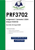 PRF3702 Assignment 1 (QUALITY ANSWERS) Semester 2 2024