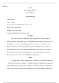 Sports Marketing Brand Power Drink II.docx    BUS376A  Brand  Lynn University BUS376A Sports Marketing   Sports Marketing  Charlie Pollack  Industry: Sports  League: The National Basketball Association - NBA Brand: Stallion Speed Power  Product: Protein P