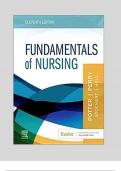 TEST BANK Fundamentals of Nursing (11TH) by Potter Perry| Complete Guide Chapter 1-50 Latest Test Bank 100% Veriﬁed Answers (NEW VERSION)