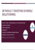 Module 7 zorgethiek en morele besluitvorming BoN