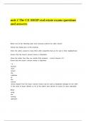 unit 2 The CE SHOP real estate exams questions and answers.