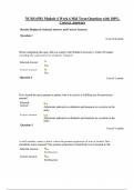 NURS 6501 Module 4 Week 6 Mid Term Question with 100% Correct Answers