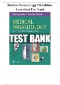 TEST BANK for Medical Parasitology: A Self-Instructional Text, 7th Edition by Leventhal; Cheadle, All 11 Chapters Covered, Verified Latest Edition